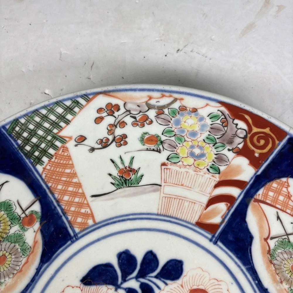 1920s Japanese Meiji‎ Period Hand Painted Imari Plate 12